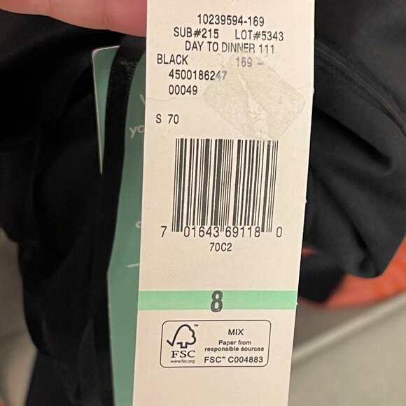 NWT Elegant Jones Wear Black Sleeveless Dress With Floral Ruching Size 8 NEW - Picture 4 of 9